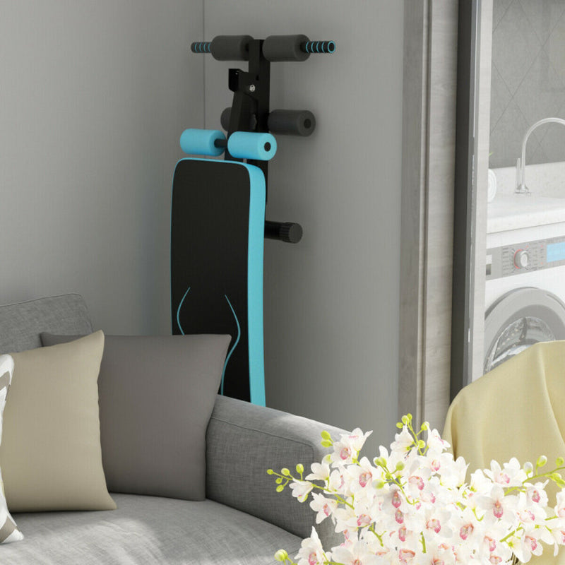 Folding Weight Bench Adjustable Sit-Up Board Workout Slant Bench