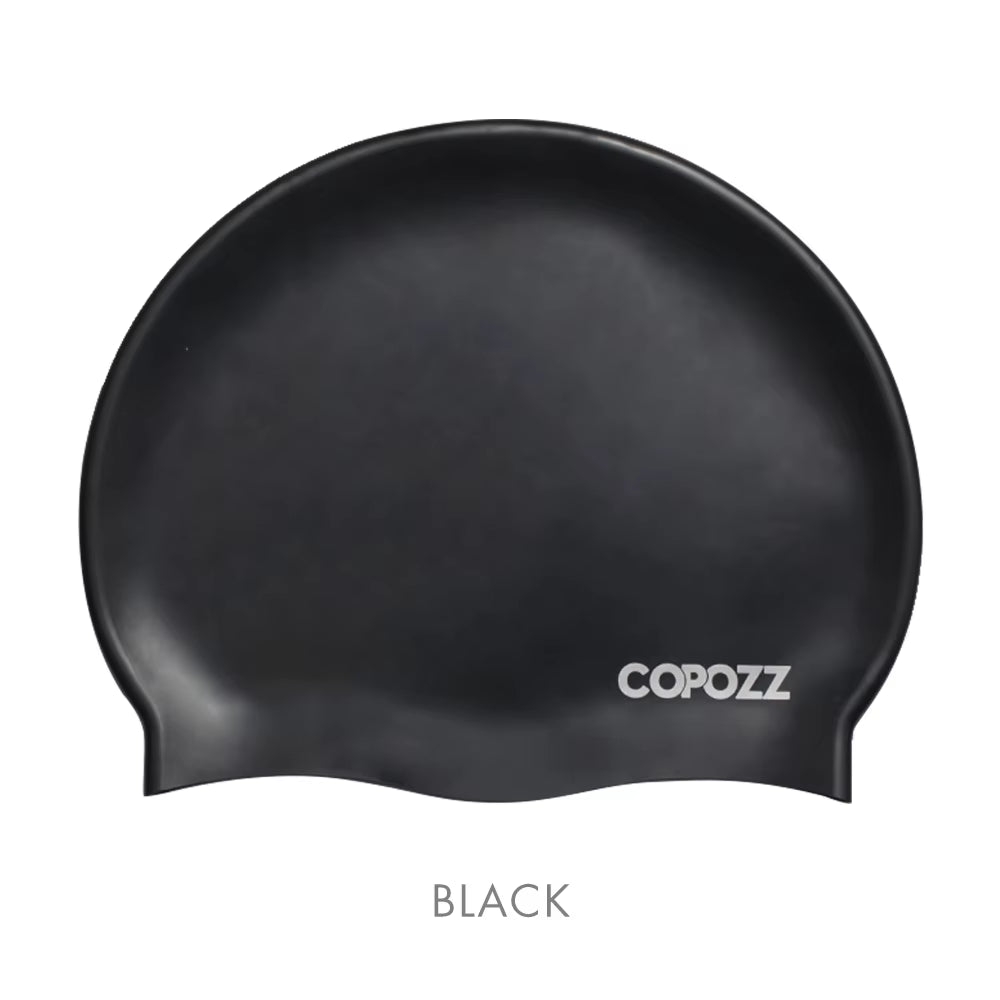 Men Elastic Swimming Hat Large Size Swimming Wear Professional Adults Waterproof Swimming Hat Silicone Swimming Caps